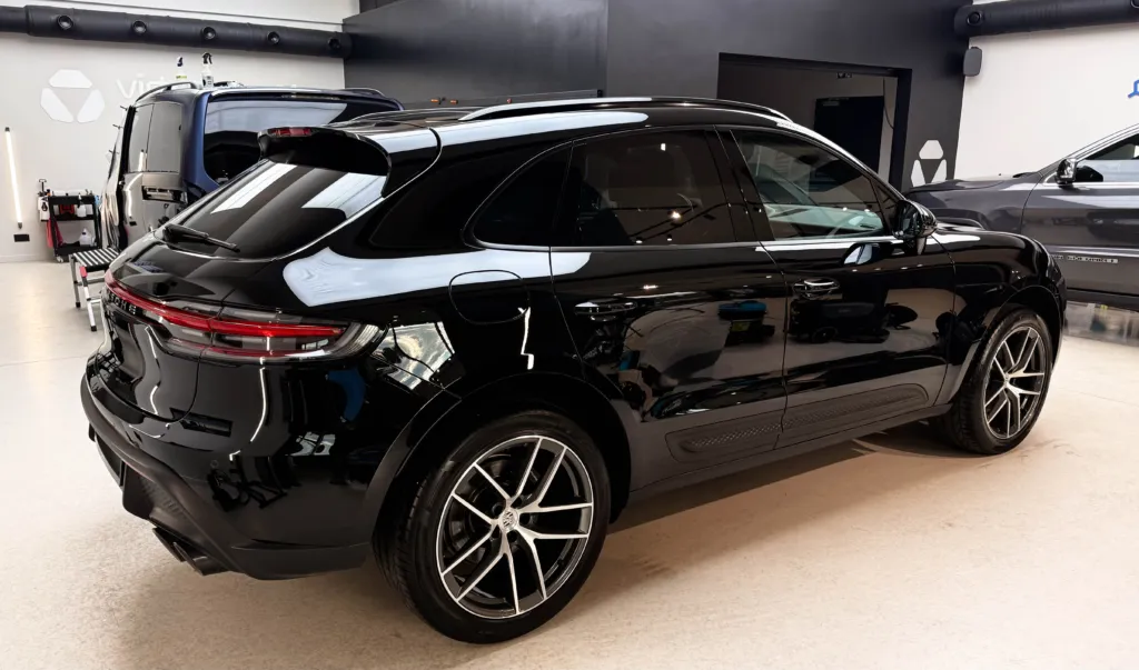 Porsche Macan — detal lakieru po polerowaniu